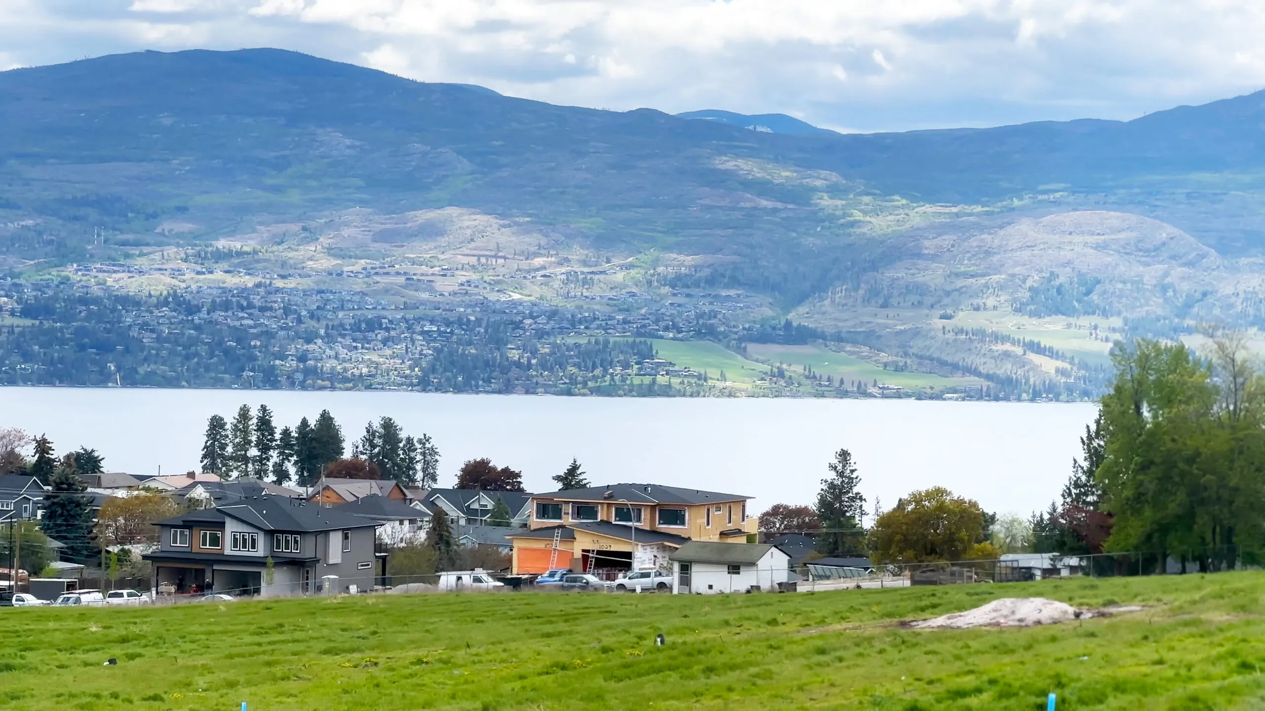 Finished Okanagan home with valley view