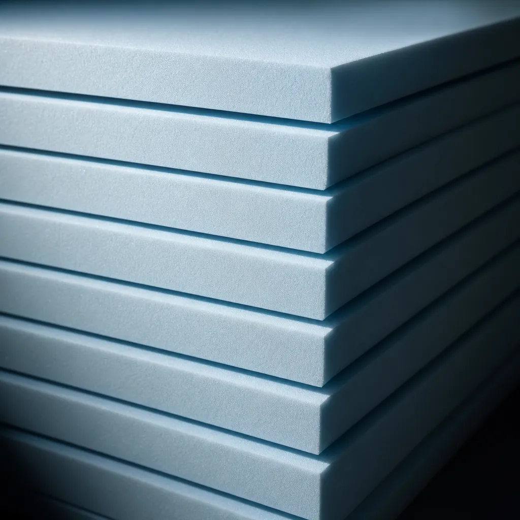 Macro texture of rigid foam board
